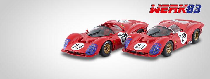 Werk83 new products Ferrari 330 P3 Coupé and Spider
now available!